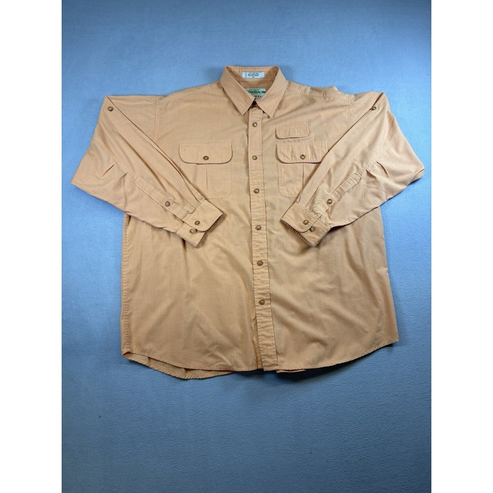 Orvis Buzz Off XL Fishing‎ Hiking Safari Insect Shield Shirt Mens Outdoor